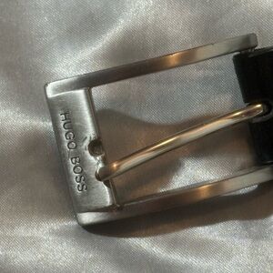 Hugo Boss Metallic Silver Belt Buckle